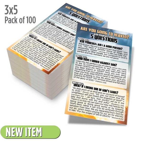 5 Questions Gospel Tract